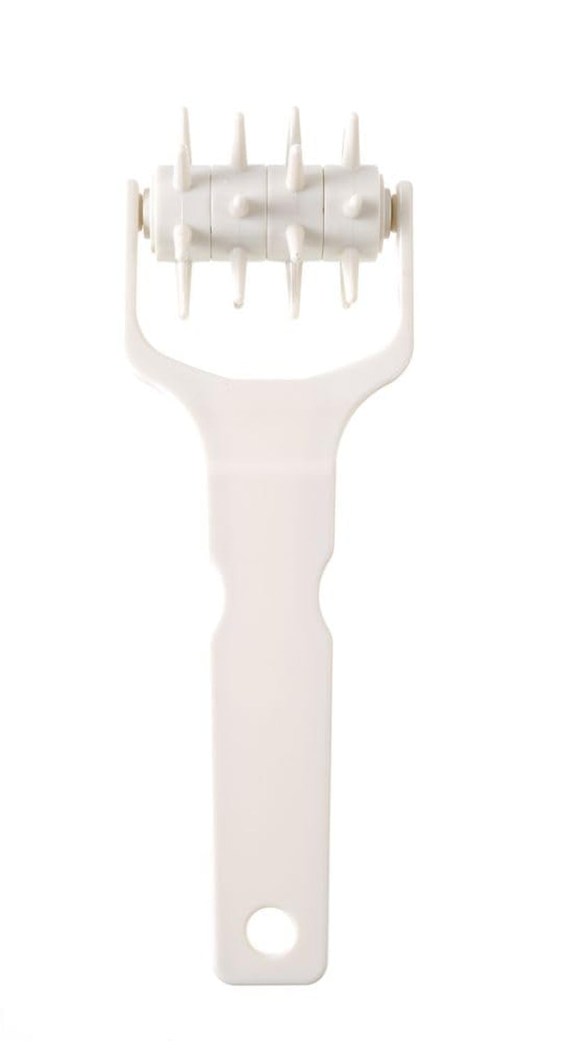 HENDI Stiproller, Stippwalzse, Teigigel, Teig Gitterschneider, für saftige Kuchen- und Gebäckböden sowie Pizzateig, 77x210mm, Polypropylen