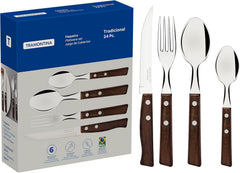 Set de tacâmuri Tramontina TRADICIONAL Pentru 6 persoane, 24 de piese Bucatarie Naty Shop