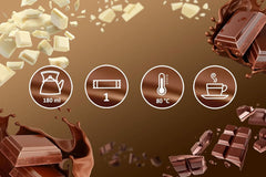 MOKATE® Dunkle heiße Schokolade – 1 Packung 180 Gramm – 10 Beutel Kakao und heiße Schokolade Naty Shop