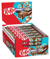 Nestlé Chunky Funky, napolitană crocantă în ciocolată cu lapte, pachet de 24 (24 x 40g)