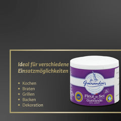 Handgeschöpftes Fleur de Sel, DE GUERANDE, 125g Dosis