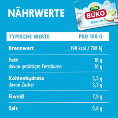 Balance Frischkäse | 10x 200g | 100 % natürliche Inhaltsstoffe. Ohne Konservierungsstoffe, Verdickungsmittel und Geschmacksverstärker