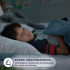 DryNites saugfähige Bettnässerwindeln für Jungen von 4–7 Jahren (17–30 kg), Jumbo-Monatspackung, 64 Stück