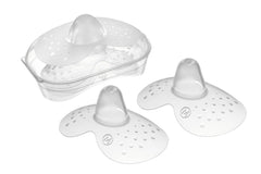 MAMA | Brustüberzüge - Set mit 2 Silikon-Brusteinlagen (Größe L, 23 mm) Zubehör Essen und Stillen Bebe Naty Shop 2 Stück (1er-Pack)
