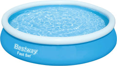 Bestway Fast Set Pool, ohne Pumpe, blau, 366 x 76 cm, ohne Zubehör