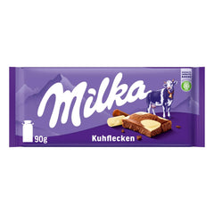 Milka Cow Spots – Alpenmilchschokolade mit weißer Schokolade im Kuhspot-Design – 24 x 90g