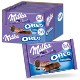Milka & OREO Riegel – Alpenmilchschokolade mit knusprigen OREO-Keksstückchen in Milchcreme – 13 x 185g