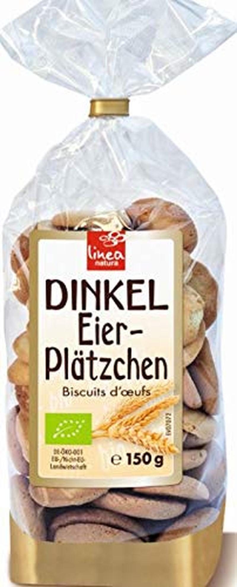 Biscuiți cu ouă de speltă organice, biscuiți cu 38% ouă organice, 150g