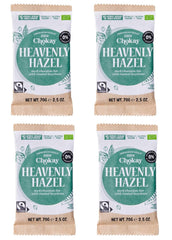 Bio-Riegel – 4-teiliges Probierset/Erstaunliches Schwarz, Haselnuss, Pekannuss-Karamell, gesalzene Mandel/Ohne Zuckerzusatz, ohne Süßstoffe/VEGAN, GLUTENFREI & FAIR TRADE / 4 x 70 g