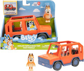 BlueY Heeler-Familienwagen; Ausflug mit Familie Heeler; enthält bewegliche Chilli-Figur; mit offenem Dach zum Einsetzen Figuren; ideal für alle 6,3 cm großen Figuren (separat erhältlich)