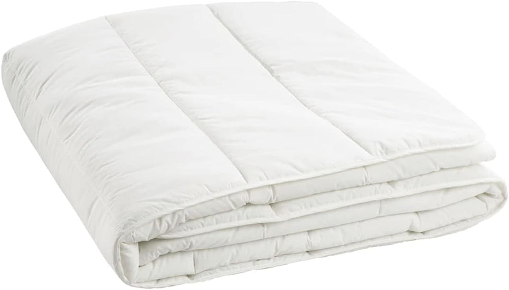 Prestige Italian Bedding Mikrofaser-Sommerdecke, Weiß, Doppelbett, 100 % Bettdecken und Steppdecken Naty Shop Double