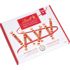Lindt Schokoriegel mit Kirschstielen | 250 g 32 mit Schweizer Kirsche gefüllte Milchschokoladentafeln | Geschenk von Schokolade mit Alkohol | Schokoladengeschenk