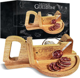 Tăietor de cârnați tradițional - Ghilotină de cârnați - 30 X 19 X 12 Cm - Lemn masiv Rasnite si Feliatoare Naty Shop Default Title