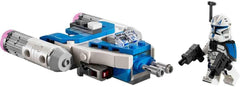 LEGO Star Wars Captain Rex Y-Wing Microfighter, baubares Spielzeug-Sternenschiff Steine zum Sammeln, Giftidee für Jungen und Mädchen ab 6 Jahren 75391
