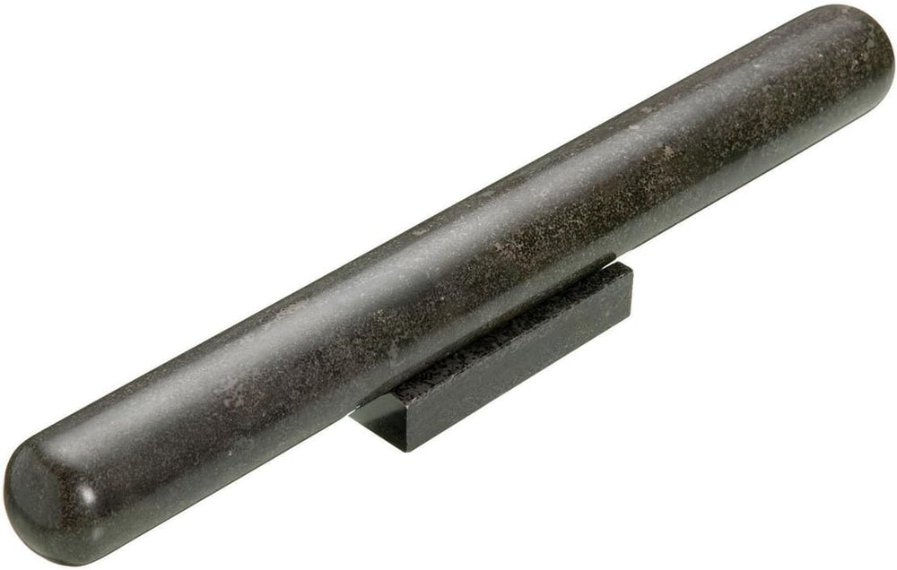 MasterClass Nudelholz und Ständer aus schwarzem Marmor, 1 - Pack, Schwarz