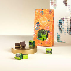 Venchi - Murrine mit Pistazien-Cremino-Pralinen-Geschenkbox, weiße Schokolade, 305 g, glutenfrei, ohne künstliche Farbstoffe, ohne Konservierungsstoffe – perfekte Geschenkidee