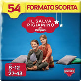 Pampers Il Salvapamino 8-12 Jahre, 54 Windeln, Größe L/XL (27-43 kg) Mutter und Kind Naty Shop 8-12 Jahre, 54 Windeln, Größe L/Xl (27-43 kg)