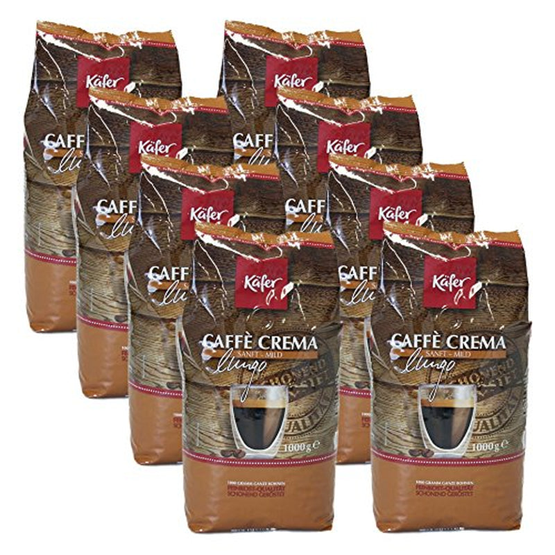 Caffè Crema, 1000g, boabe întregi, pachet de 8