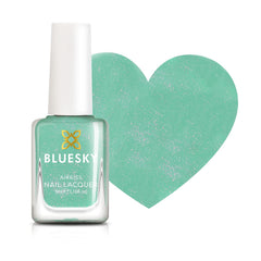 Bluesky Kids Nagellack – Türkis Splash, Türkisgrün. Leicht abziehbarer, ungiftiger, wasserbasierter, nicht gleitender Nagellack für Kinder, 5 ml