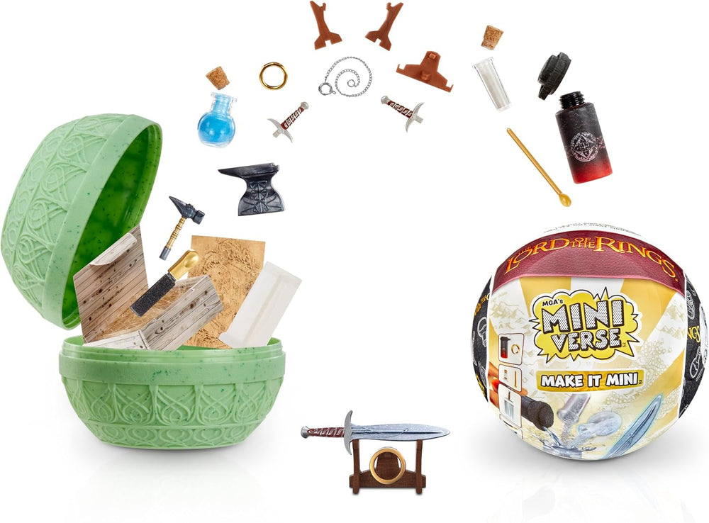 Mga'S Miniverse Make It Mini – Der Herr der Ringe Mini-Sammlerstücke Blind Pack Kunstharz-Bastelset Repliken Geeignet für Sammler und 8 Jahre alt Nicht ESSBAR Actionfiguren Naty Shop Standardtitel