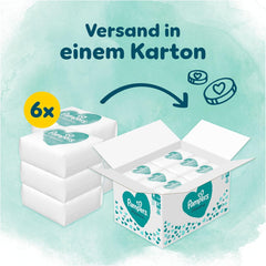 Pampers Harmony Windeln, Größe 4, 174 Windeln, 9 kg–14 kg, sanfter Hautschutz mit 100 % Pampers-Schutz