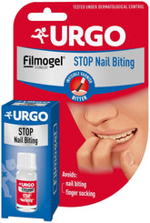 Urgo – Stop Red Nails – transparenter Nagellack mit bitterem Geschmack – für abgebissene und beschädigte Nägel und Daumenlutschen – ab 3 Jahren – 9 ml – 40 Anwendungen
