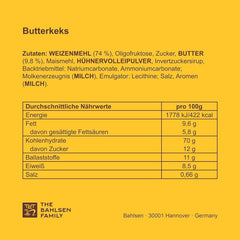 Biscuiți cu unt LEIBNIZ - 30% zahăr, 150 g, Biscuiți cu unt cu conținut redus de zahăr, Biscuiți crocanți autentici cu 52 de dinți (1 x 150 g)