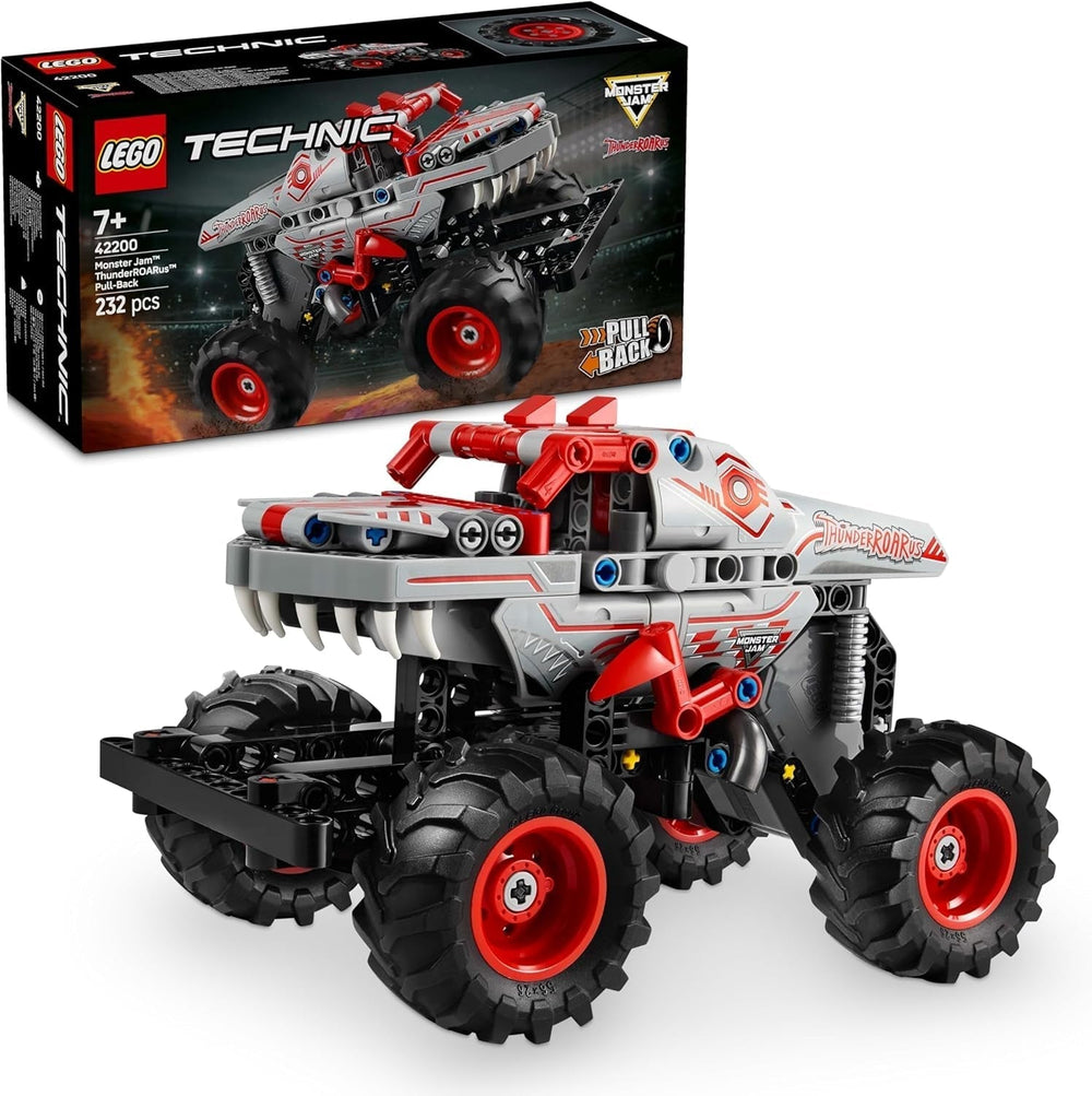 LEGO Technic Monster Jam Thunderroarus, einziehbares Spielzeug, Monstertruck, Bauspielzeug für Kinder, Geschenk für Jungen und Mädchen ab 7 Jahren, 42200 Bausets. Besuchen Sie den LEGO-Store. Standardtitel