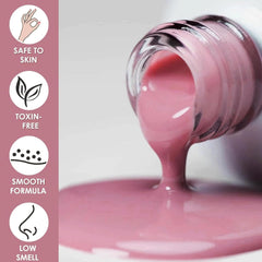 4-teiliges Nagellack-Set – schnell trocknender, langlebiger Nagellack auf Wasserbasis – DIY-Nageldesign-Nagellack (Nude Normal Style 4-teiliges Set)