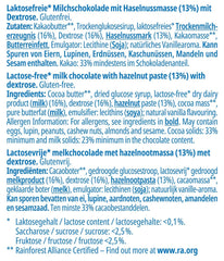 Frankonia Noisette mit Schokolade und Dextrose, laktose- und glutenfrei, 80 Gramm