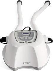 Intex 26670 Krystal Clear Salzwasserfiltersystem für 2650-12112 l/h Filterpumpe für kleine Pools bis 56800 l, Kunststoff, weiß