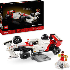 LEGO Icons Mclaren MP4/4 & Ayrton Senna Modellauto-Set, F1-Rennwagen-Set für Erwachsene mit Racer-Minifigur, Sammlerstück, Geschenkidee für Männer, Frauen, Sie und Ihn 10330 Bausets Besuchen Sie den LEGO-Store Single