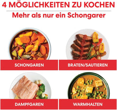 Instant Pot Superior Slow Cooker, 7.1L Multicooker, 4 funcții de gătit, 800 W Slow Cooker Naty Shop
