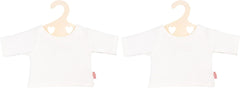 Heless 2956 - T-Shirt für Puppen in Weiß, Größe 35 - 45 cm
