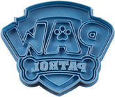 Formă de biscuiți cu stema Patrula Cățelușilor, albastră, 8 x 7 x 1,5 cm