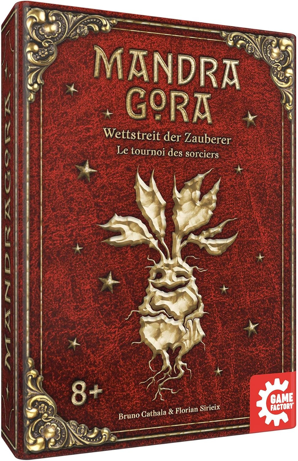 Game Factory 646308 Mandragora, The Wizarding Contest, Familienzauberspiel für 2-4 Spieler ab 8 Jahren, Brettspiel