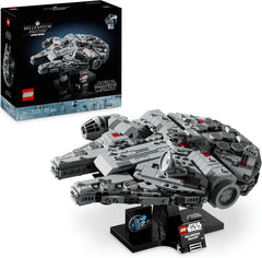 LEGO Star Wars Millennium Falcon 25-jähriges Jubiläumsset für Erwachsene, baubares Schiff „A New Hope“, Raumschiff-Modellbausatz zum Sammeln, Geschenke für Männer und Frauen 75375 Bausätze Besuchen Sie den LEGO-Store Singur