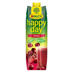Rauch Happy Day Kirsche | Aus ausgewählten Sauerkirschen | 6X 1 Liter, Tetra Prisma Naty Shop