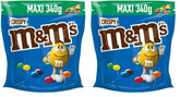 M&M'S Crispy, linte crocantă cu ciocolată și centru crocant, ciocolată, 1 pachet (1 x 340g) (pachet de 2)