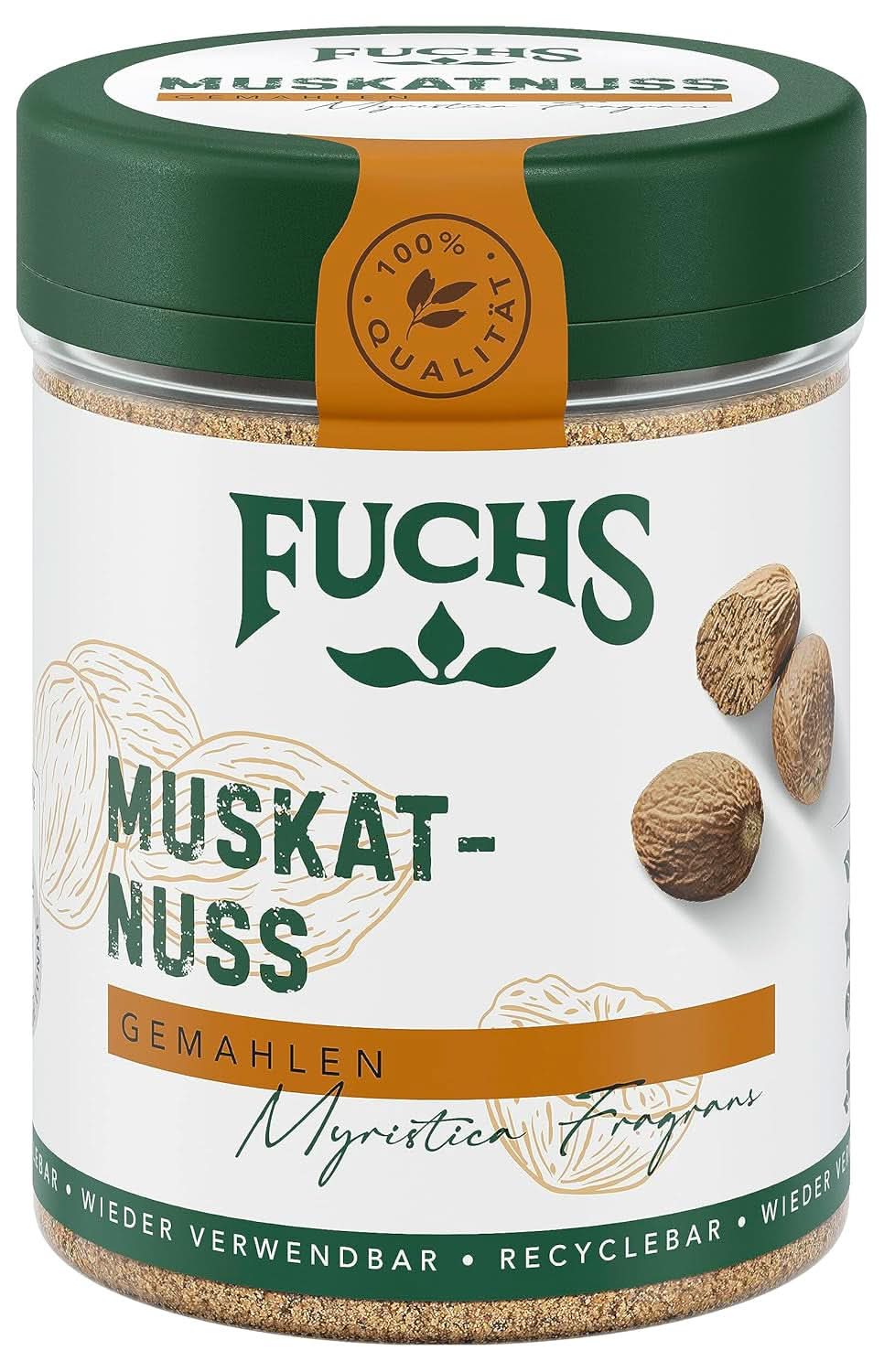 Fuchs Nucșoară măcinată, 50 grame Condimente Naty Shop