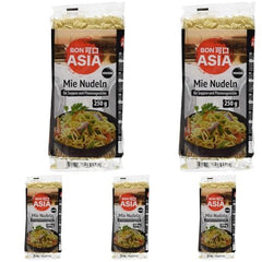 BONASIA Mie Nudeln, ohne Eier, 250 g (5er Pack)