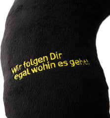 Pernă pentru gât Borussia Dortmund Unisex Bvb Nakkepude, negru/galben, 34 X 31 5 cm EU Perne calatorie Naty Shop