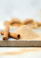 Fuchs Gewürze - Zimt Zucker - Klassisches Gewürz für Milchreis, Pfannkuchen oder Waffeln - aus natürlicher Zutat - 100 g in wiederverwendbarer, recyclebarer Dose