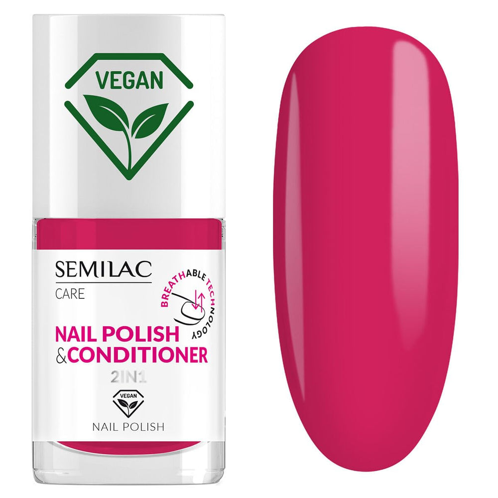 Semilac 030 Klassischer Nagellack Semilac mit Conditioner 2 in 1 ATMUNGSAKTIVE TECHNOLOGIE 7 ml