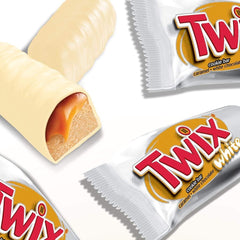 Twix weiße Schokoriegel | Karamell, Kekse, weiße Schokolade | Schokoladen-Multipack | 5 Riegel (5 x 46 g) (5er-Pack)