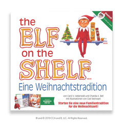 The Elf on the Shelf® Eine Weihnachtstradition | Junge mit blauen Augen | inkl. Zauberhaft illustriertes Buch, Erinnerungsbox & offizieller Adoptionsurkunde