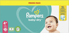 Pampers (klassische Version), Windeln für Babys Größe 4+ (10-15 kg), 100 Stück Mutter und Kind Naty Shop