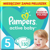 Pampers Active Baby, Größe 5, 150 Stück Mutter und Kind Naty Shop