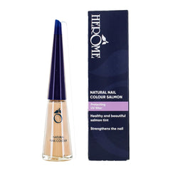 Herome natürlicher rosa Nagellack mit stärkender Wirkung – Nagellack geeignet für die French-Maniküre – Nagelverstärker mit frischer rosa Farbe – 10 ml.