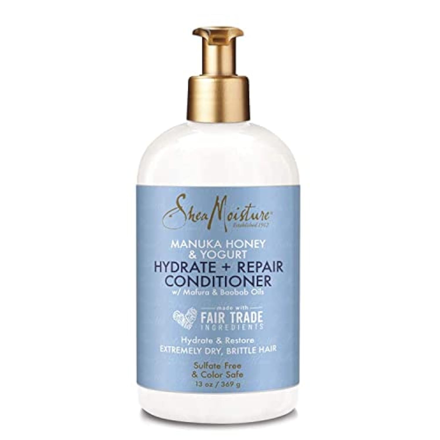 Sheamoisture Hydrate & Repair, Balsam pentru păr extrem de uscat și fragil, Miere de Manuka și iaurt Ingrijire par Sheamoisture 369 grame